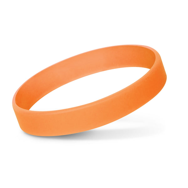 Glow Silicone Wrist Band - Glow in the Dark (Orange)
