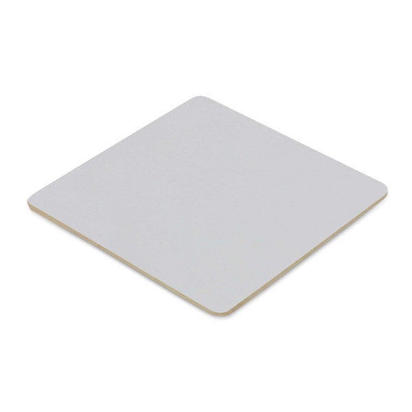 Press Cardboard Drink Coaster - Square (White)