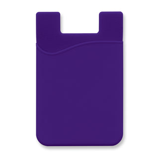 Agogo Silicone Phone Wallet - Full Colour (Purple)