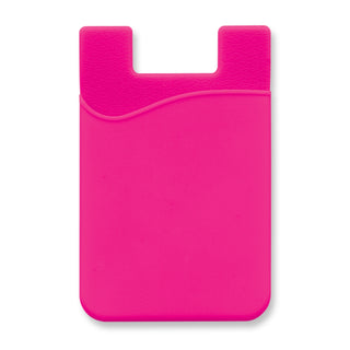 Agogo Silicone Phone Wallet - Full Colour (Pink)