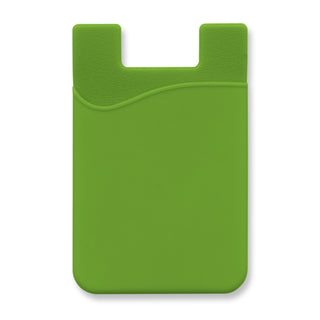 Agogo Silicone Phone Wallet - Full Colour (Bright Green)