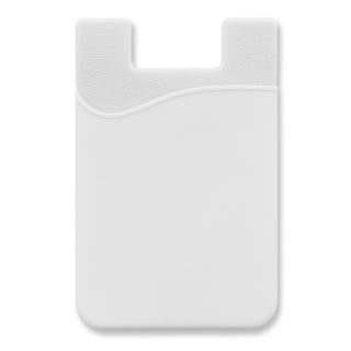 Agogo Silicone Phone Wallet - Indent (White)