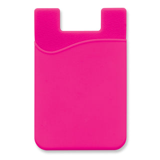 Agogo Silicone Phone Wallet - Indent (Pink)