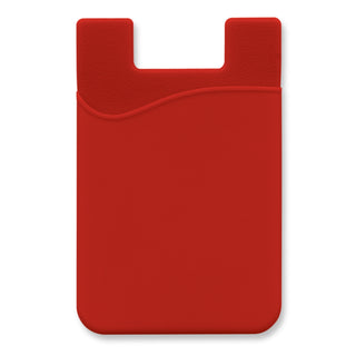 Agogo Silicone Phone Wallet - Indent (Red)