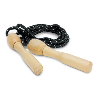 Agogo Rally Skipping Rope (Natural/Black)