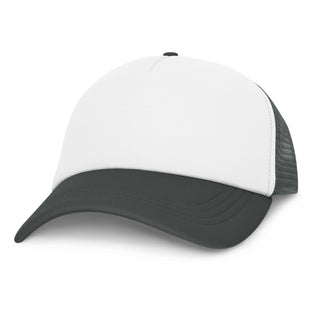 Printwear Cruise Mesh Cap - White Front (White/Grey)