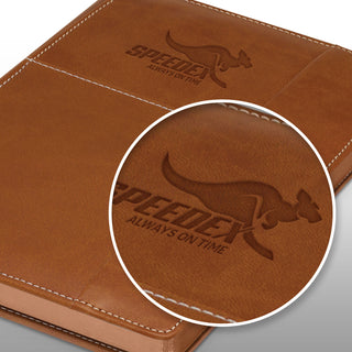 Melrose Notebook (Black) — Debossing