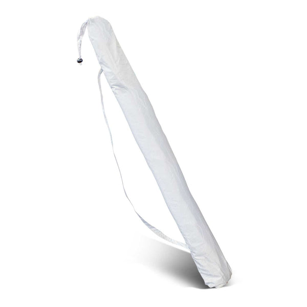 Canopy Beach Umbrella (White/Silver)