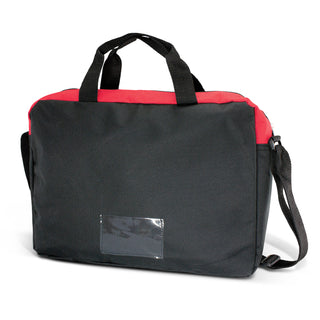Harbour Conference Satchel (Light Blue) — Back