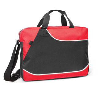 Printwear Centrix Conference Satchel (Red)