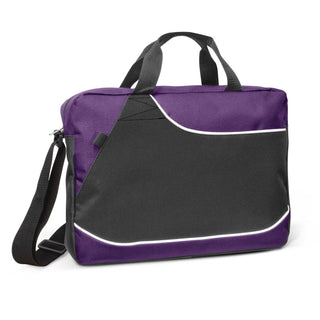 Printwear Centrix Conference Satchel (Purple)