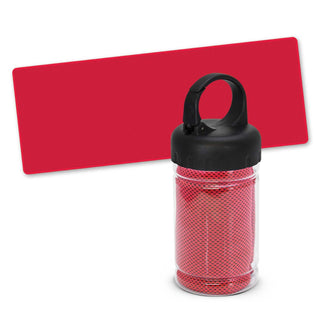 Printwear Active Cooling Towel - Tube (Red)