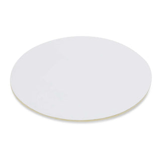 Agogo Cardboard Drink Coaster - Round (White)