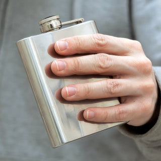 Agogo Tennessee Hip Flask (Silver)