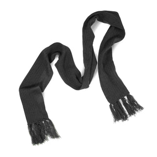 Printwear Nebraska Cable Knit Scarf (Black)