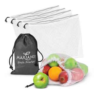 Printwear Origin Produce Bags - Set of 5 (Black)