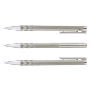 LAMY Logo Pen - Brushed Steel (Brushed Silver)