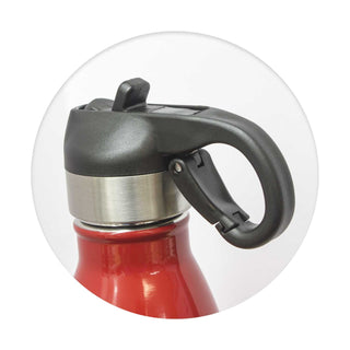 Ridgeline Steel Bottle - Flip Lid (Bright Green) — Detail