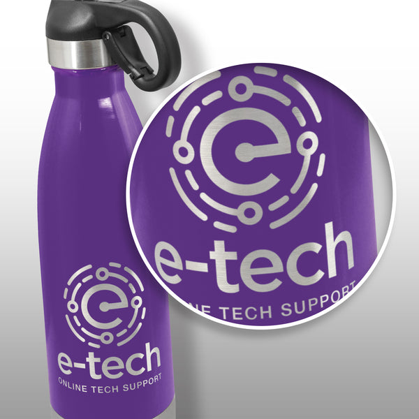 Ridgeline Steel Bottle - Flip Lid (Purple)