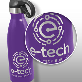 Ridgeline Steel Bottle - Flip Lid (Kelly Green) — Laser Engraving