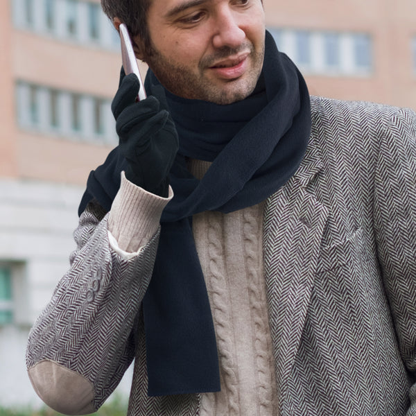 Thermal Scarf and Gloves Set (Navy)