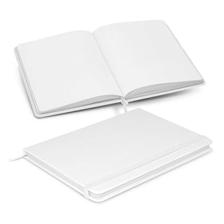 Agogo Omega Unlined Notebook (White)