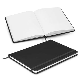 Agogo Omega Unlined Notebook (Black)