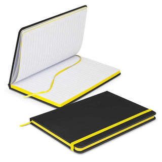 Agogo Omega Black Notebook (Yellow)