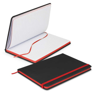 Agogo Omega Black Notebook (Red)