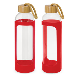 Agogo Eden Glass Bottle - Silicone Sleeve (Red)