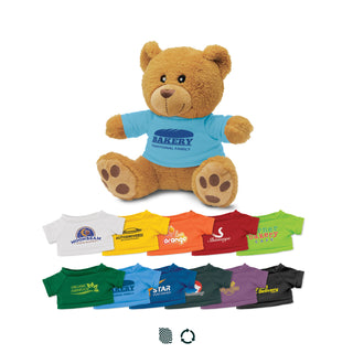 Cuddle Bear Plush Toy (T-Shirt: White) — Impact Aware