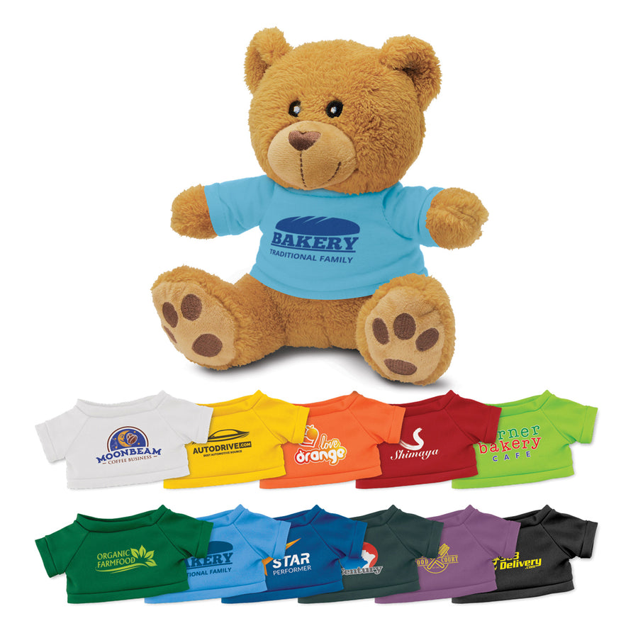 Cuddle Bear Plush Toy (T-Shirt: White)