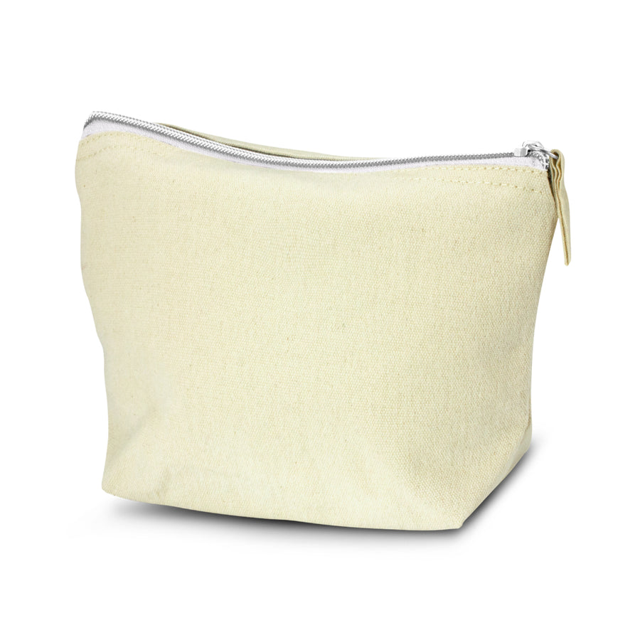 Canvas Cosmetic Bag - Medium (Natural)