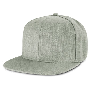 Printwear Chisel Flat Peak Cap (Light Grey)