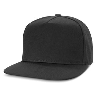 Printwear Crusade Flat Peak Cap (Black)