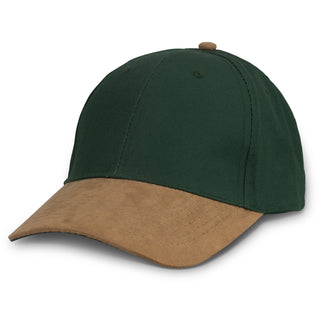 Printwear Outback Suede Peak Cap (Green)