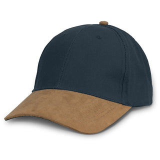 Printwear Outback Suede Peak Cap (Navy)