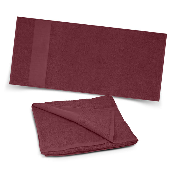 Dune Beach Towel (Burgundy)
