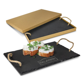 Agogo Slate Serving Board (Grey)