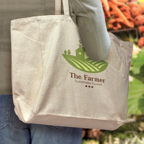 Baize Cotton Tote Bag (Natural)