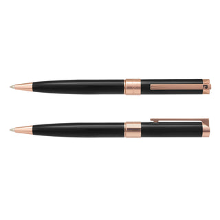 Pierre Cardin Noblesse Pen (Black/Rose Gold)