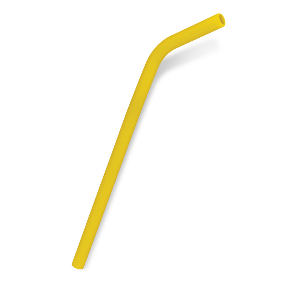 Flax Silicone Straw (Yellow)
