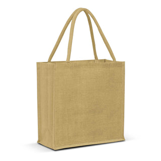 Printwear Monza Jute Tote Bag - Colour Match (Natural)