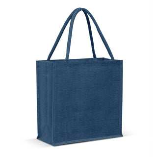 Printwear Monza Jute Tote Bag - Colour Match (Dark Blue)