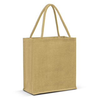 Printwear Lanza Jute Tote Bag - Colour Match (Natural)