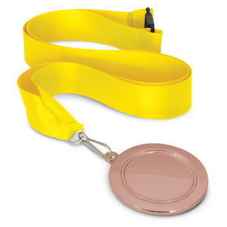 Crest Medal - 65mm (Bronze) — Yellow/Bronze