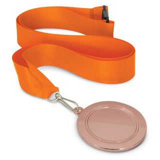 Crest Medal - 65mm (Bronze) — Orange/Bronze