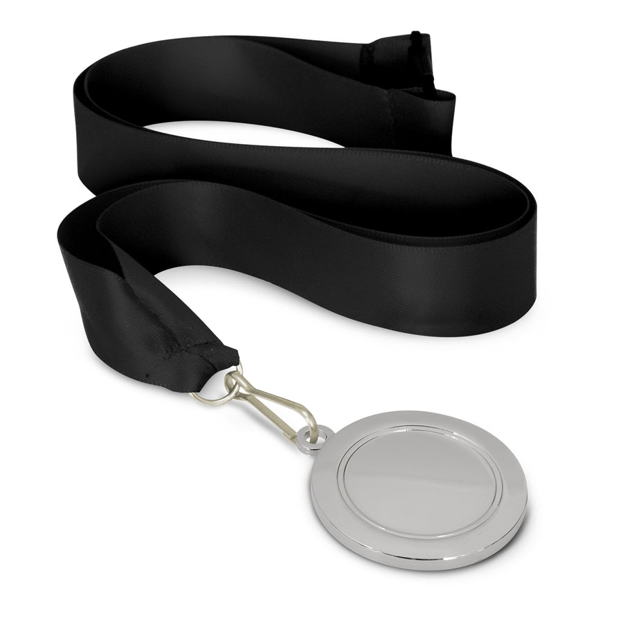 Crest Medal - 50mm (Black)