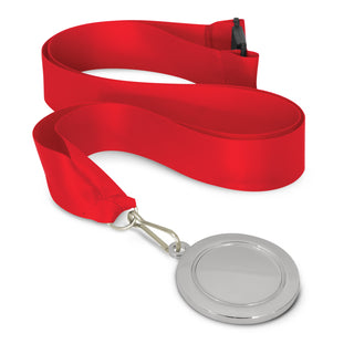 Crest Medal - 50mm (Red)