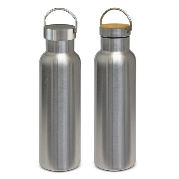 Tasman Deco Vacuum Bottle - Stainless (Black)